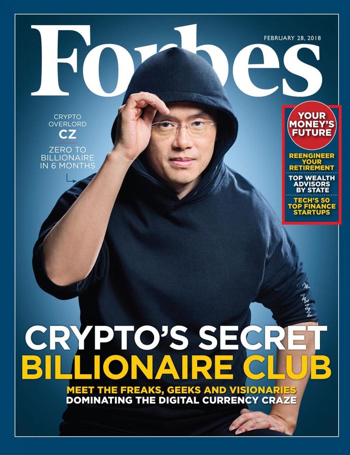 Binance plans to take $mn stake in US business media group Forbes