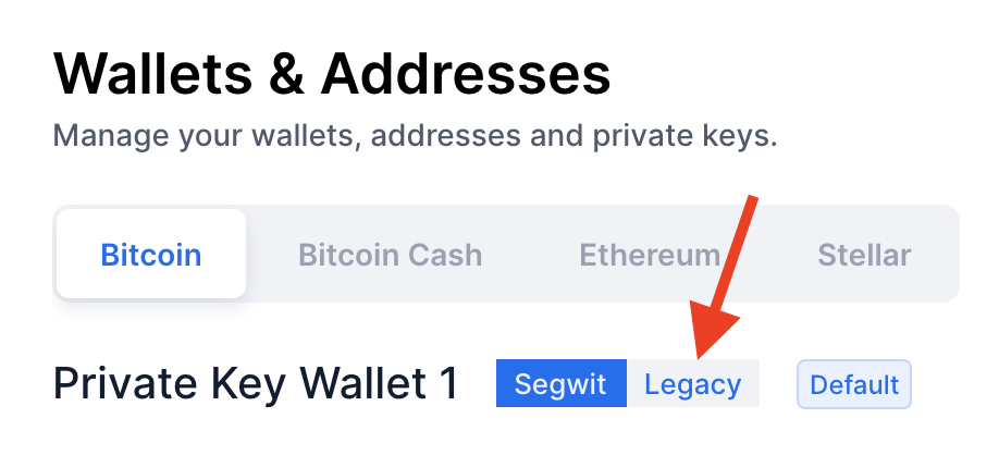 Bitcoin Wallets - Bitcoin Address | Leather