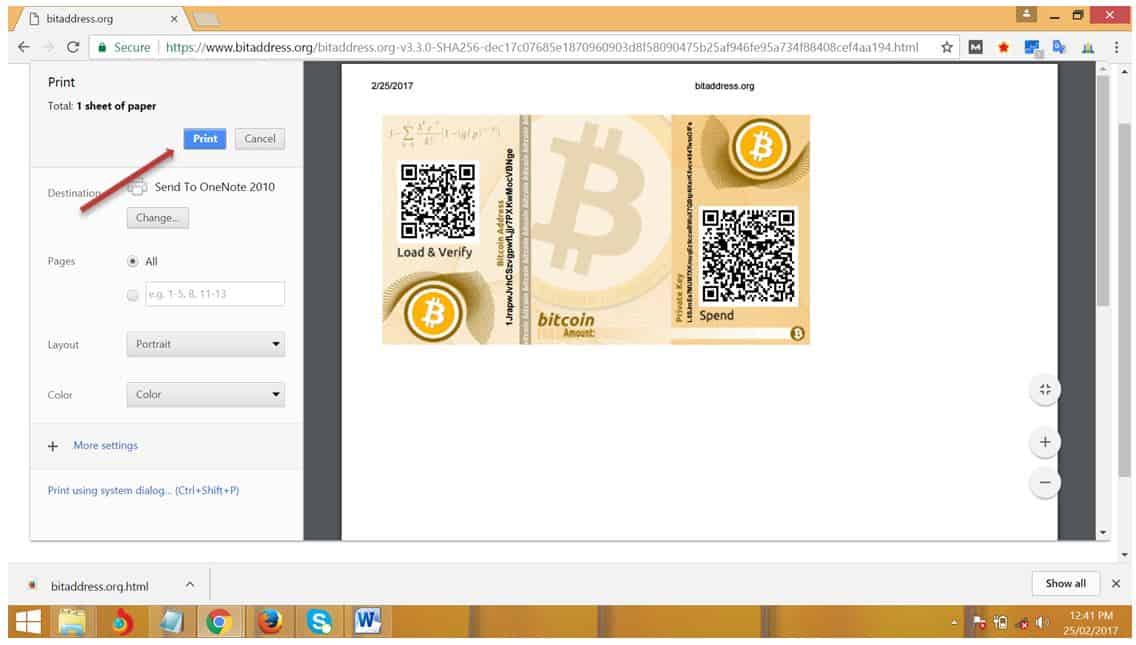 Bitcoin Paper Wallet Generator: Print Free Offline Tamper-Resistant Addresses