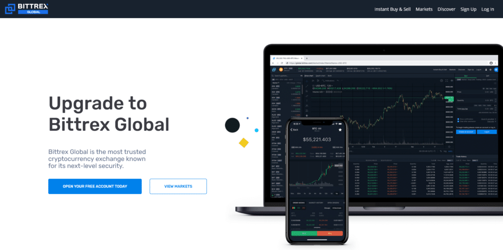 Bittrex Exchange Live Markets, trade volume ,Guides, and Info | CoinCarp