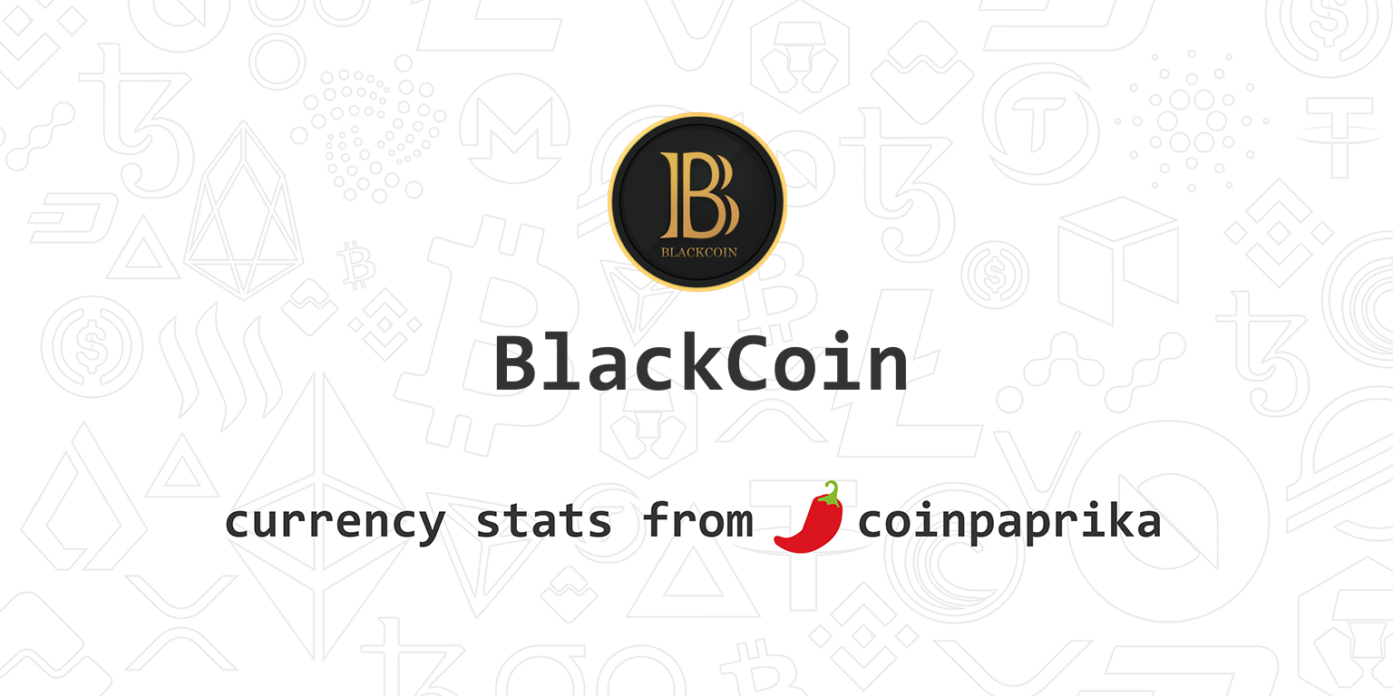 BlackCoin Price Today: BLK to EUR Live Price Chart - CoinJournal