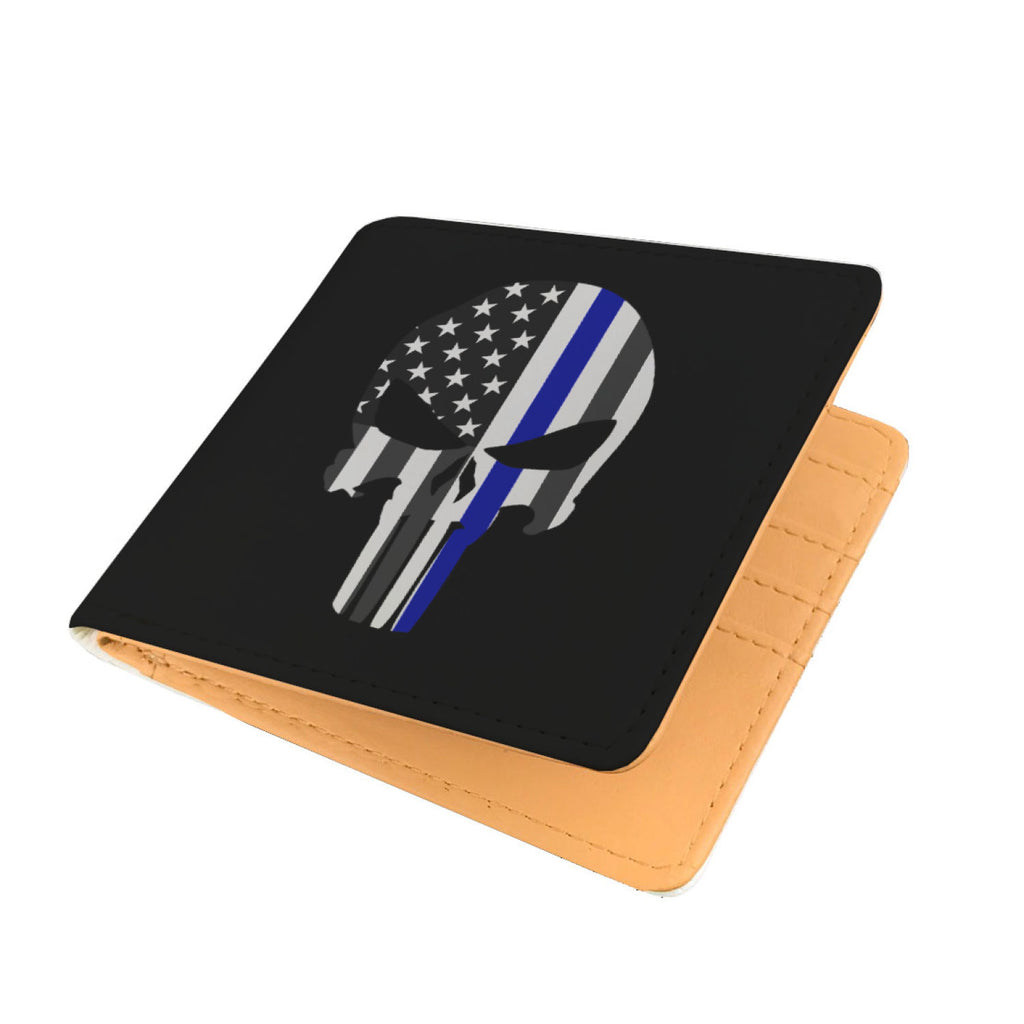 Thin Blue Line Flag Wallet – Beardedguymade