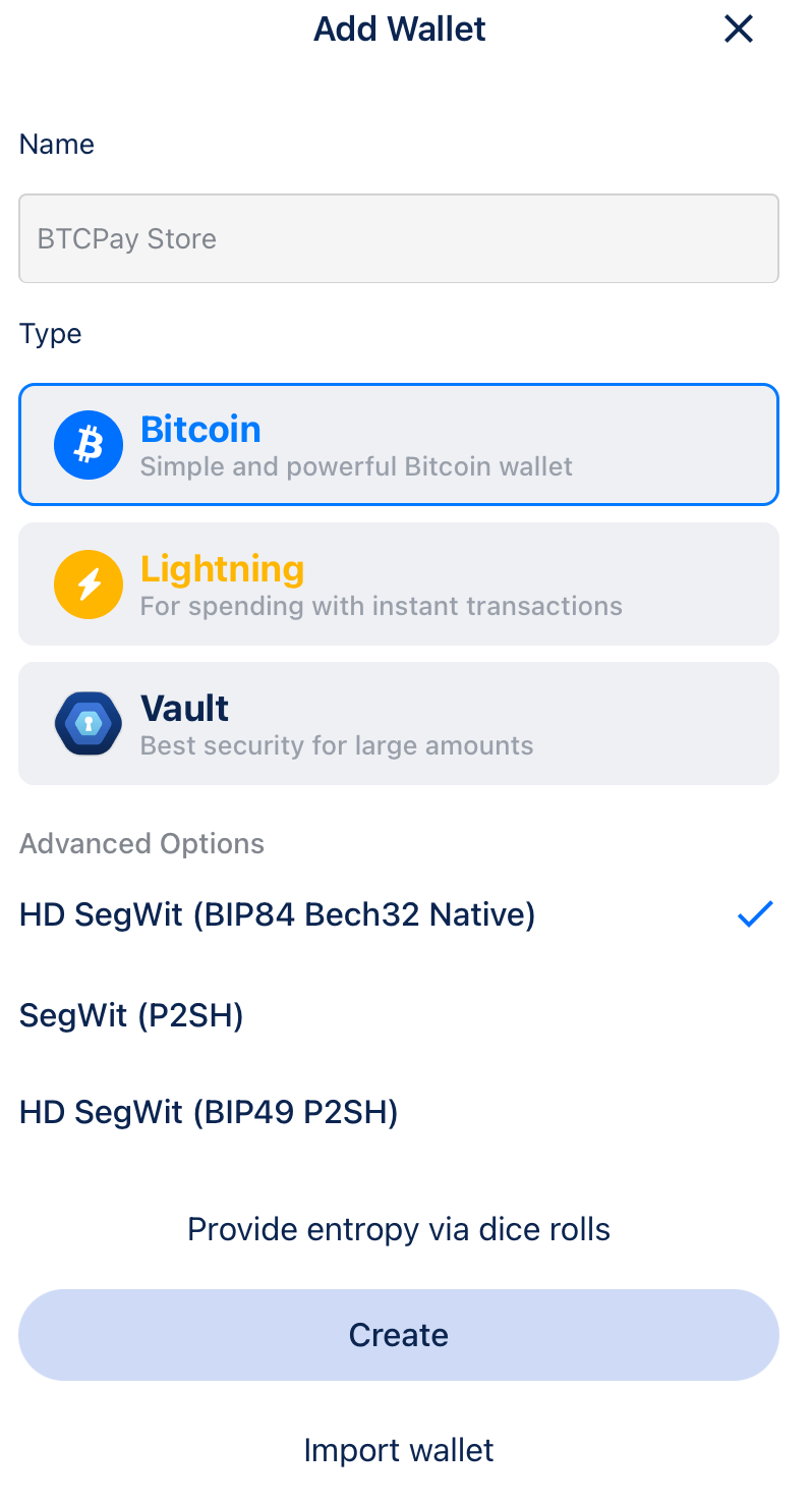 Features - Bitcoin wallet for iOS and Android | BlueWallet - Bitcoin Wallet for iOS and Android