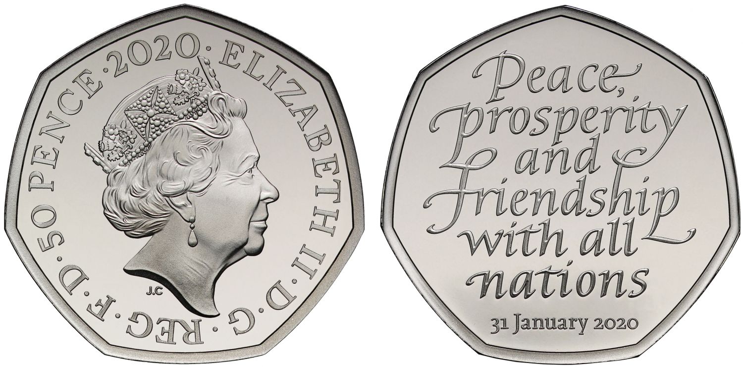 Secure the official Silver Proof UK Brexit 50p