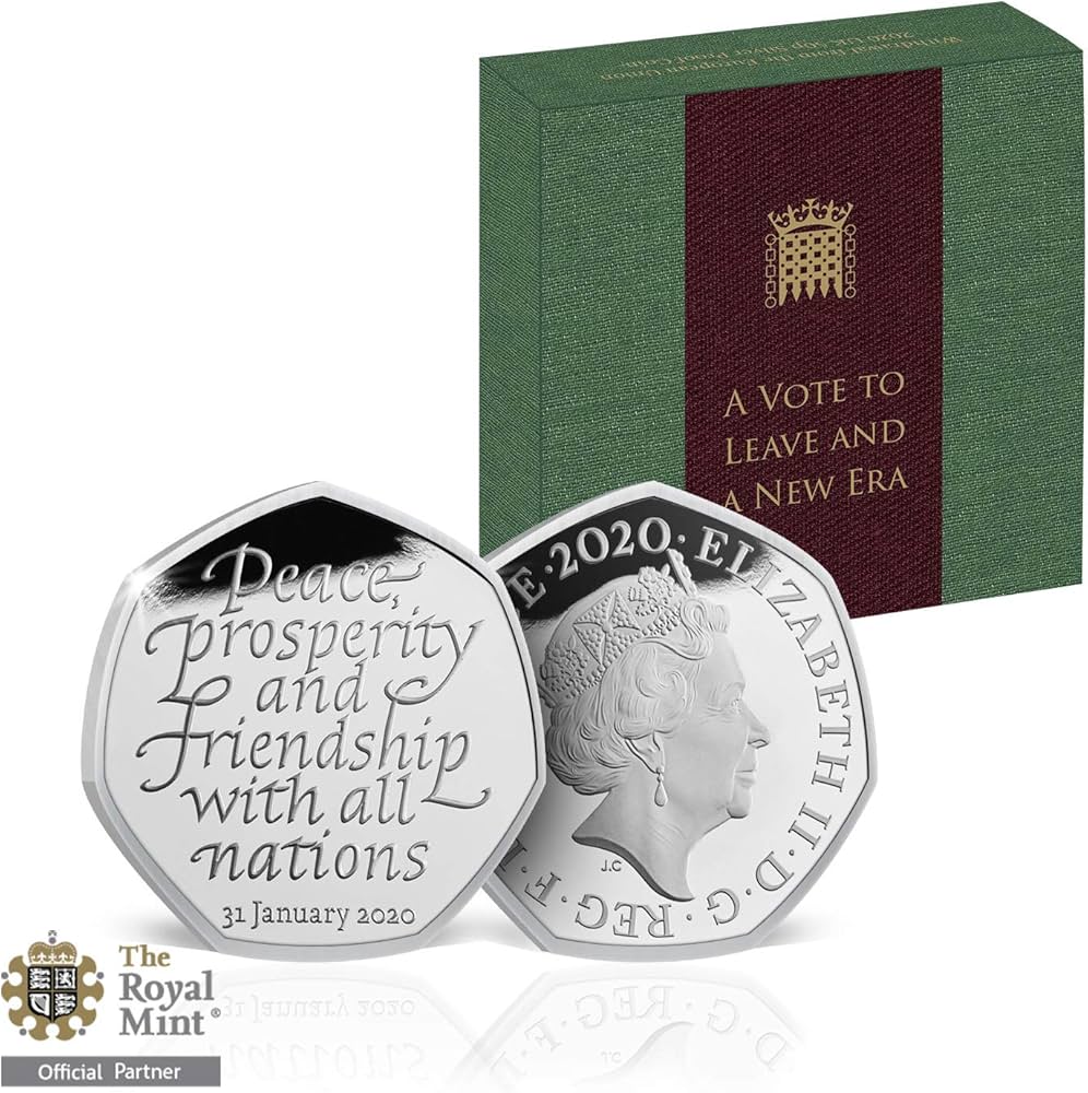 Royal Mint Brexit 50p coin