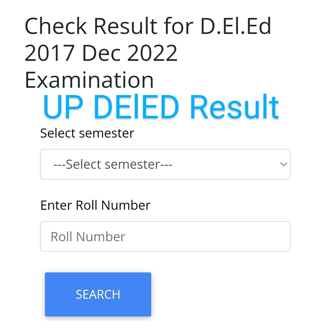 up deled 1st, 2nd, 3rd, 4th semester exam date sheet » DELED RESULT 