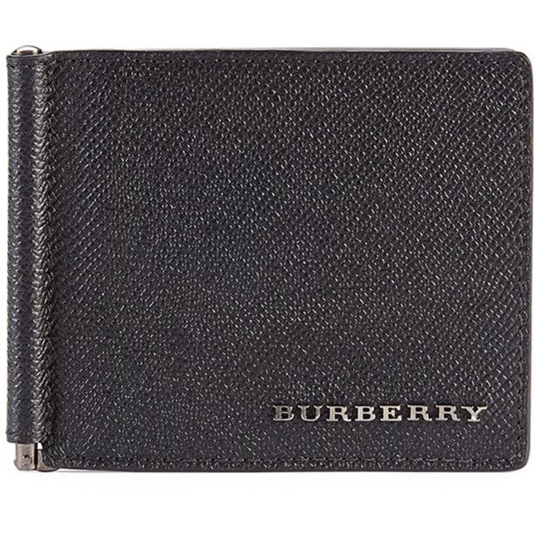 Burberry Pebbled Clip Wallet | Money clip wallet mens, Money clip wallet, Wallet