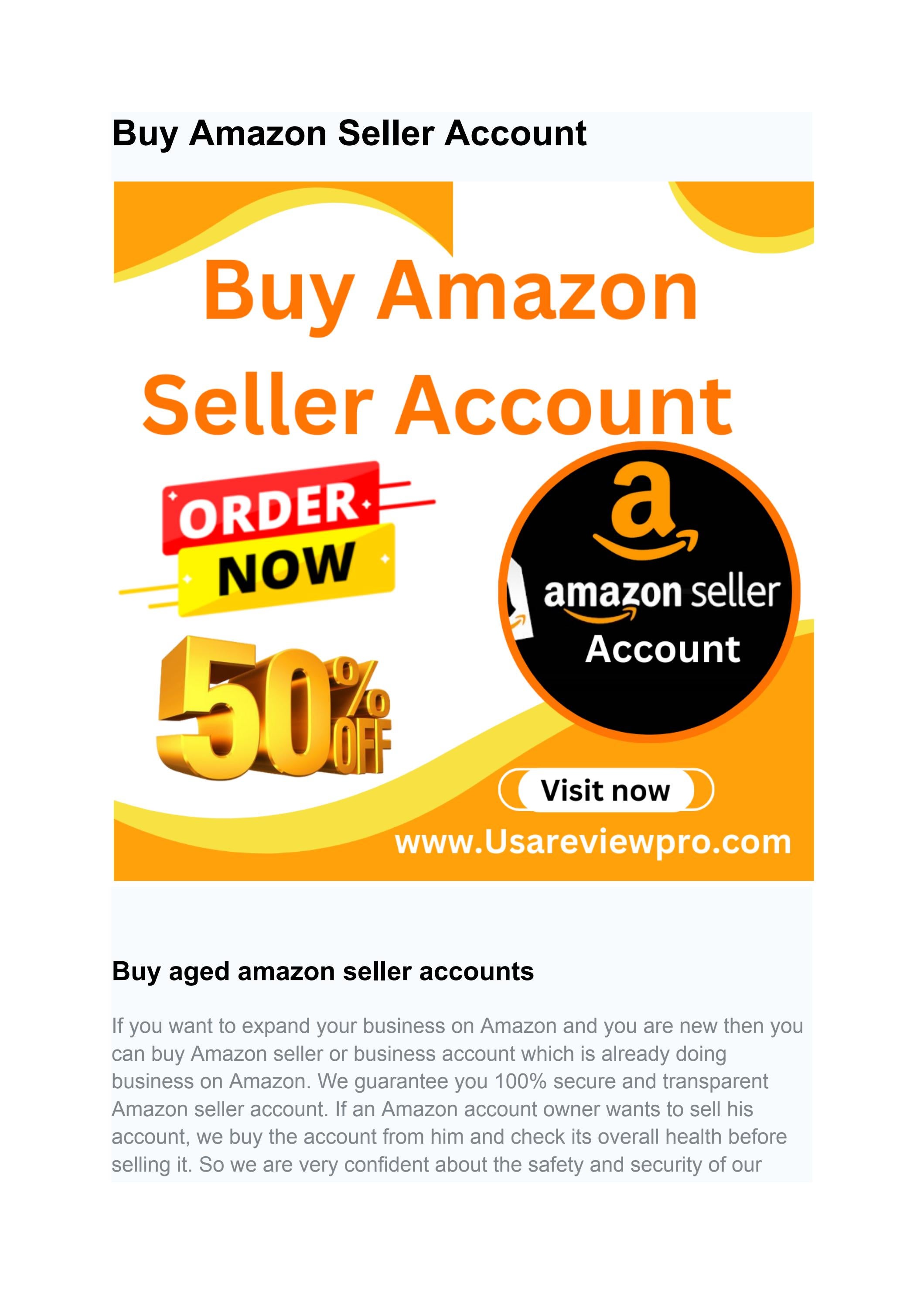 Sell on Amazon | Build Your Ecommerce Business