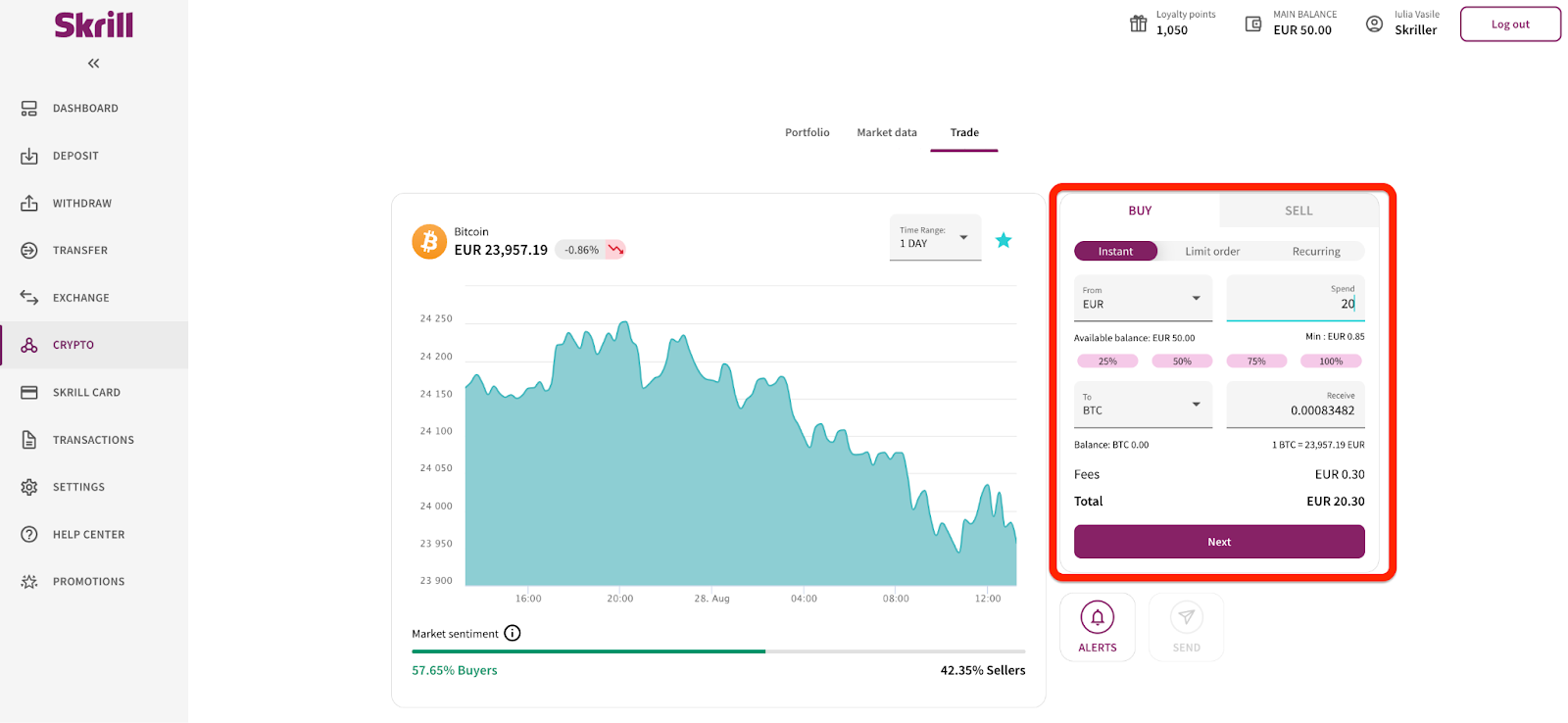 Online Wallet for Money Transfers & Online Payments | Skrill