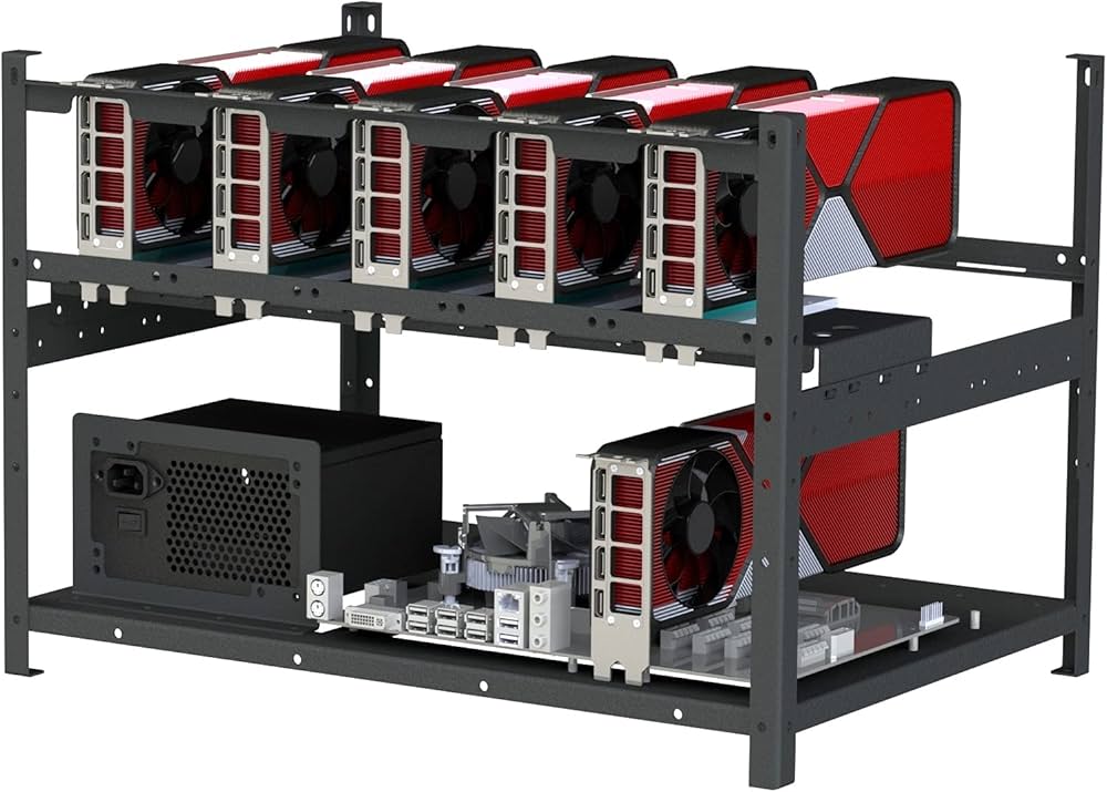 Vikrant Tech Etherium Mining Rig 8 Gpu Importer from New Delhi