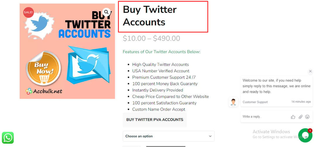 Buy Twitter Accounts | Accounting, Social services, Digital marketing company