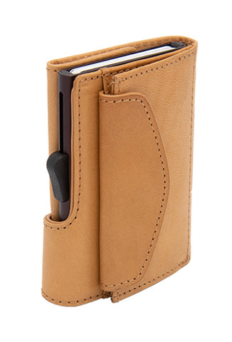 RFID SECURE WALLET, CS CLASSIC LEATHER XL WITH COIN HOLDER NERO XL COIN