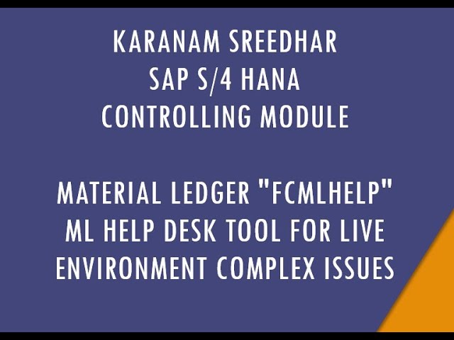 NEW EDITION! Material Ledger in SAP S/4HANA: Functionality and Configuration