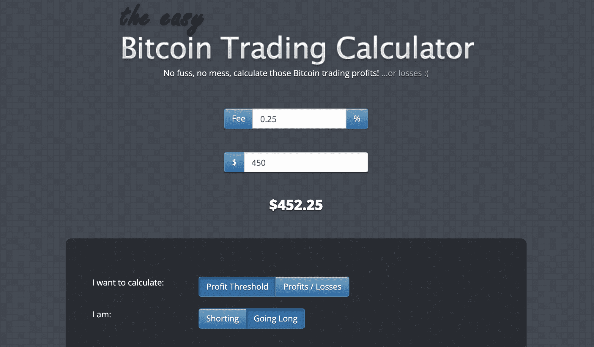 Crypto Profit Calculator - Bitcoin, Ethereum and More