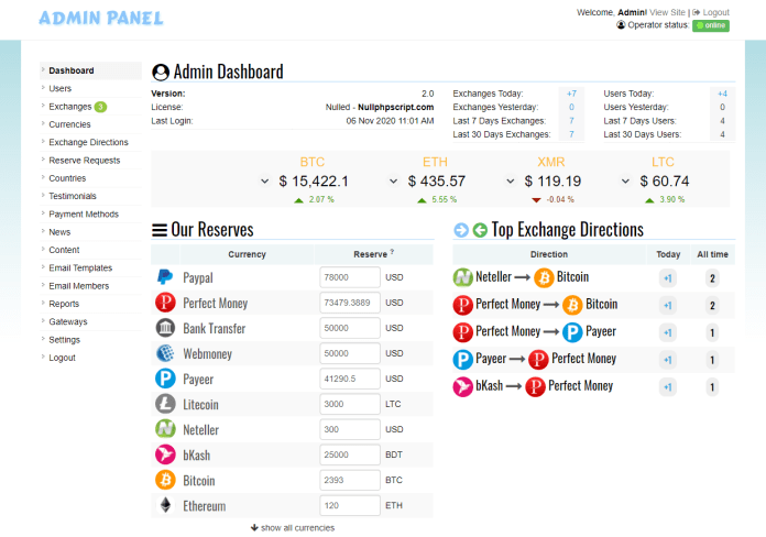 Currency Exchange Platform Free Script Download - helpbitcoin.fun