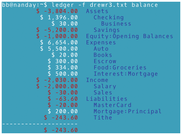 Migrate GNUcash to ledger-cli · GitHub