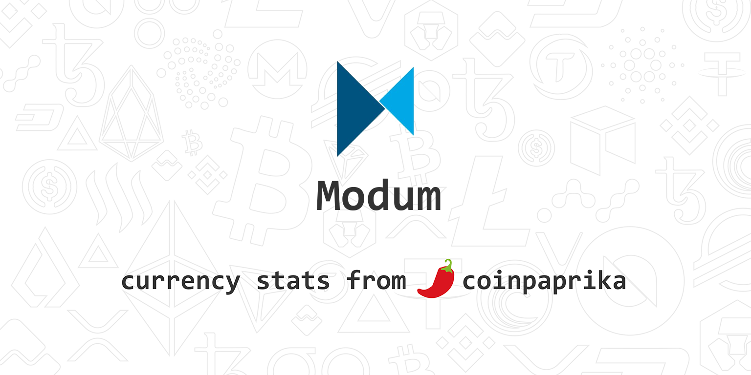 Token: Modum Token (MOD) - CryptFolio