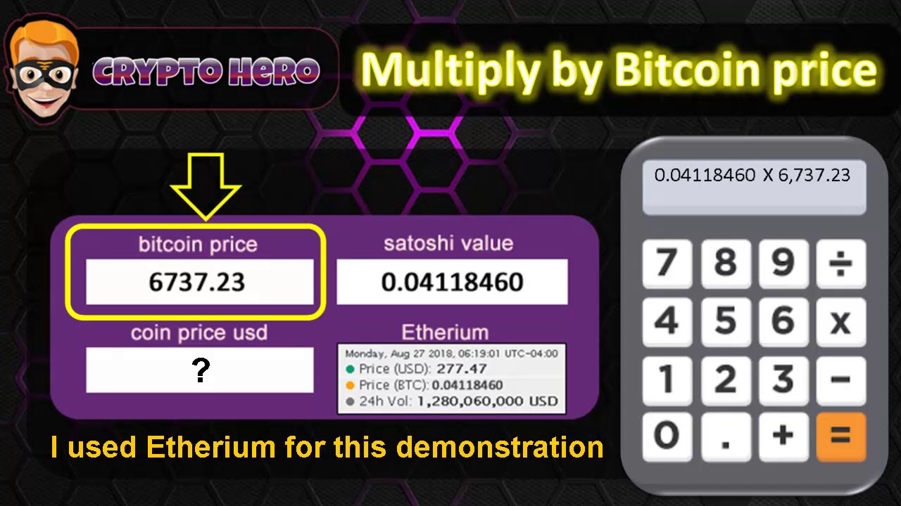 Convert USD to BTC