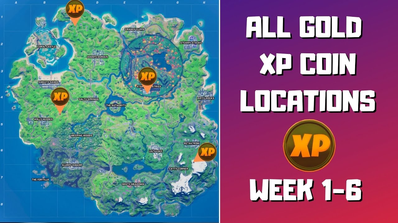 Fortnite Season 4 Week 6 XP Coins - Pro Game Guides