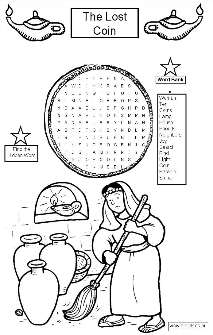 The lost coin Crossword - WordMint