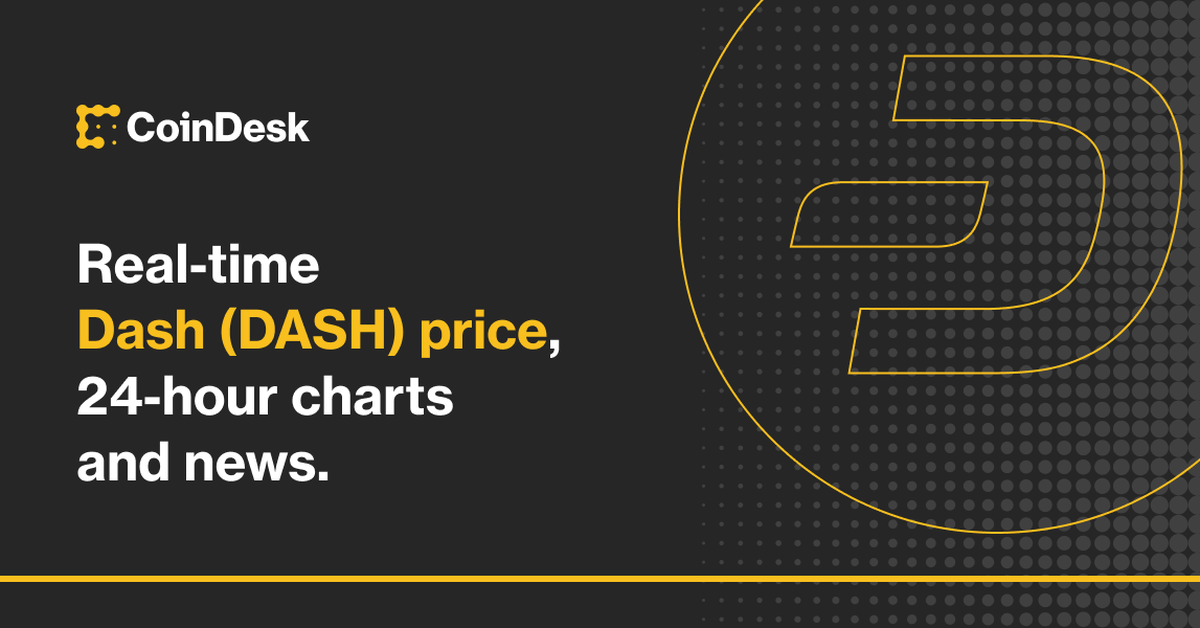 Dash Price Today - DASH Price Chart & Market Cap | CoinCodex