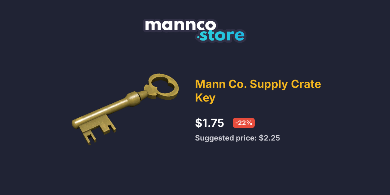 Mann Co. Supply Crate Key | Wiki | Team Fortress 2 Amino