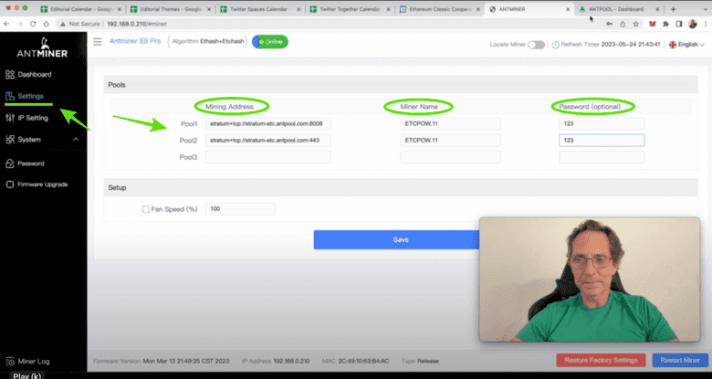 How to Mine Ethereum Classic (ETC) with Antminer E9 Pro​ - Cruxpool