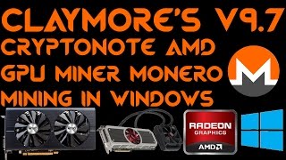 Claymore s CryptoNote AMD GPU Miner download and configure