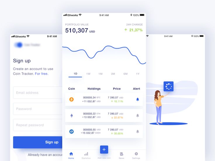 Coin App | Mobile app design inspiration, Coin app, App interface design