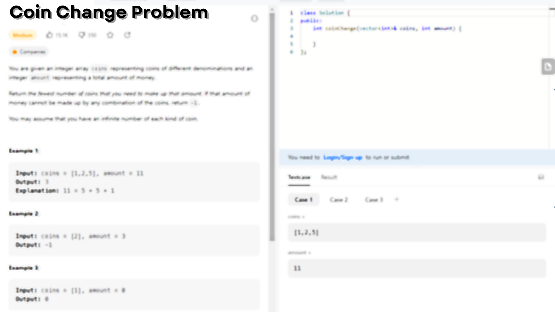 Coin change problem using recursion - Kalkicode