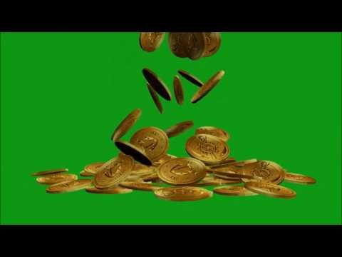 Gold Coins Falling Constantly From Sky 3d Stock Motion Graphics SBV - Storyblocks