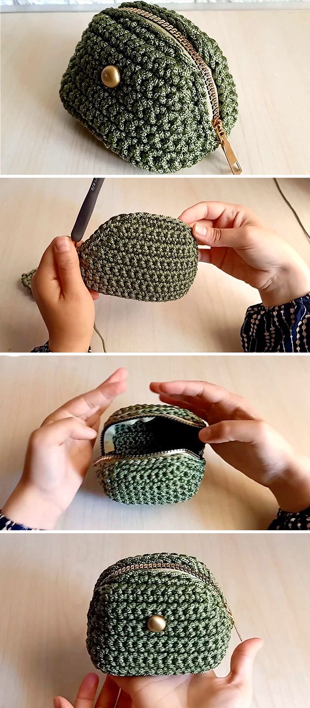 Coin Purse Free Crochet Pattern