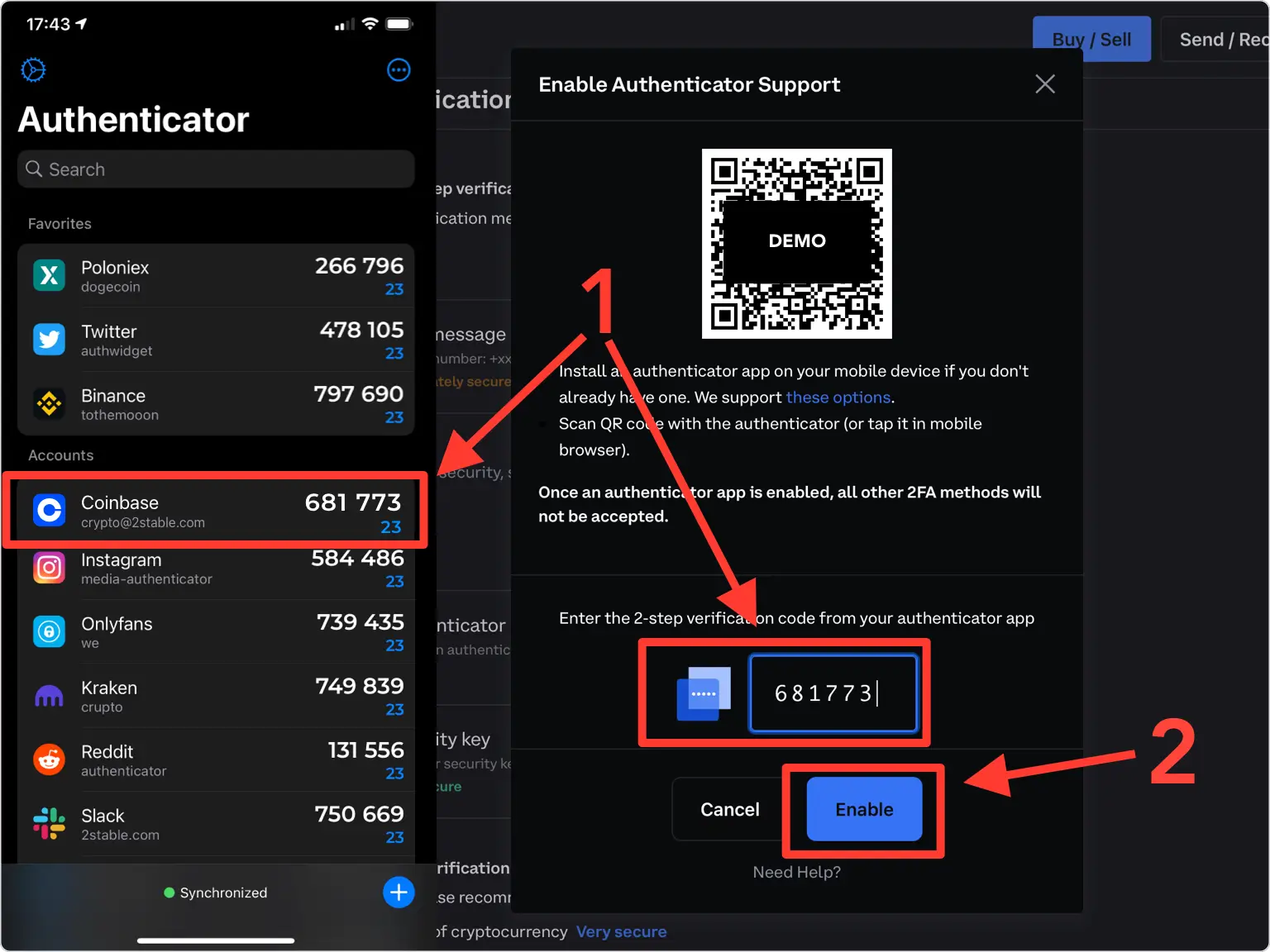 Coinbase Authenticator: How to Set It Up