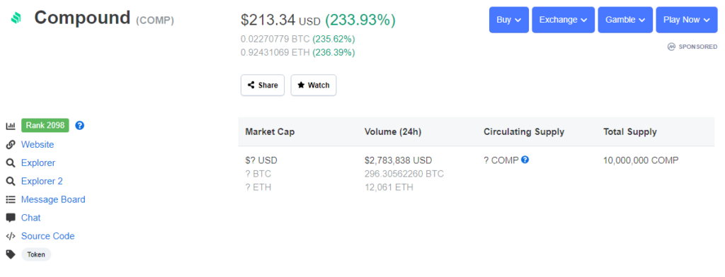 Compound Crypto: COMP to Break Out of Consolidation in 