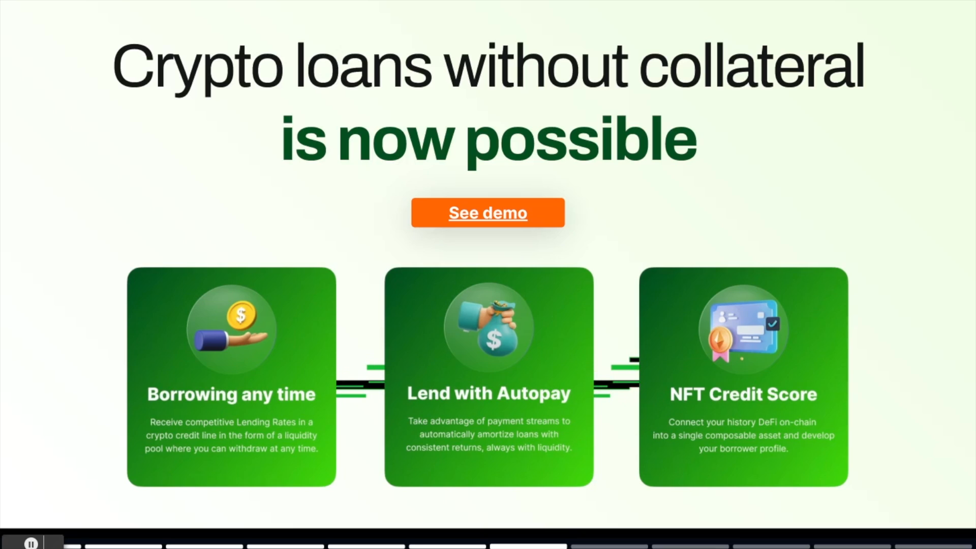 Are Crypto Loans without Collateral Possible