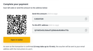 Crypto Voucher BTC - helpbitcoin.fun