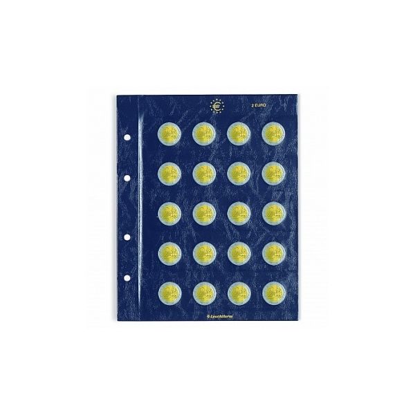 Blue NUMIS Coin Album including 5 assorted sheets