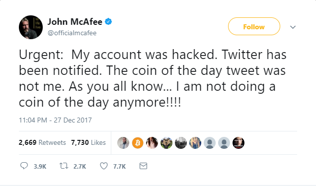 John McAfee Reveals Bitcoin's Disadvantages During Twitter Brawl with Max Keiser