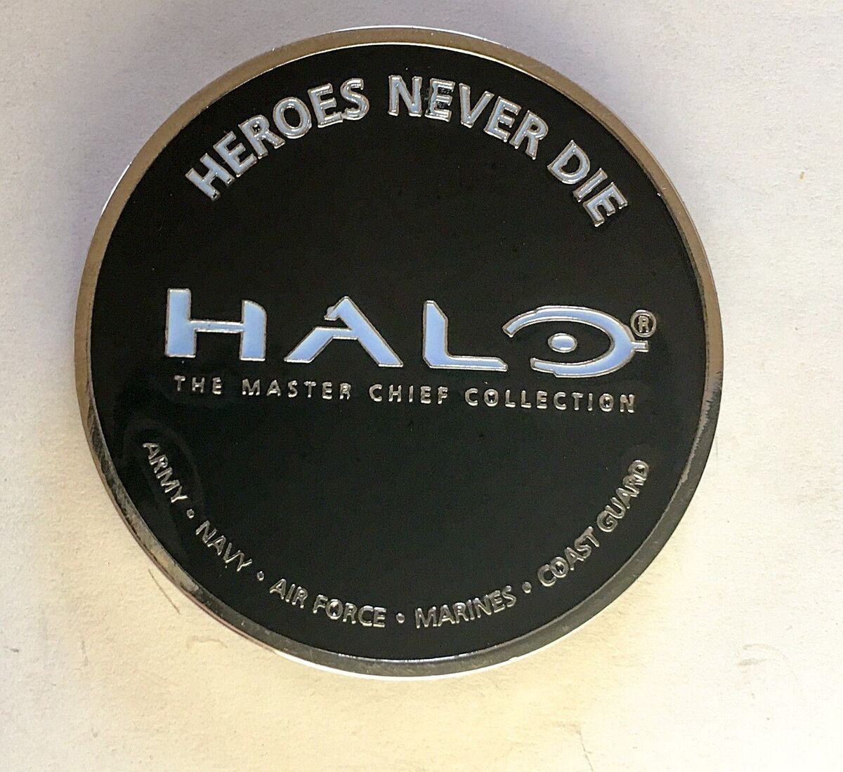 - MASTER CHIEF HELMET - Halo 1 Oz Silver Coin $2