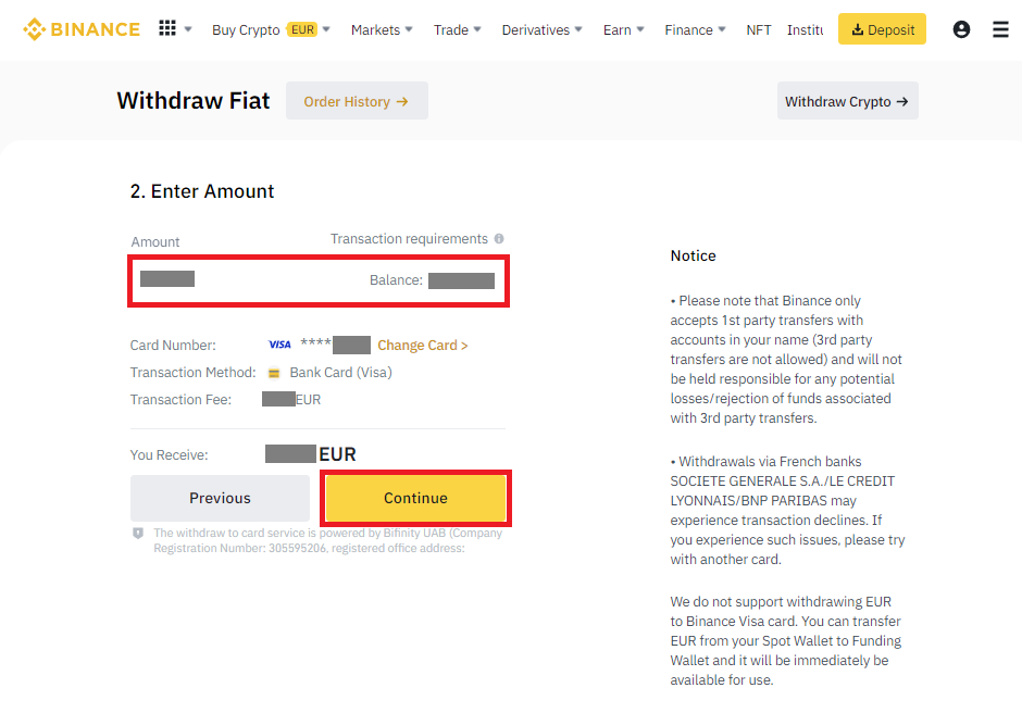 How To Withdraw From Binance To Bank Account In Australia