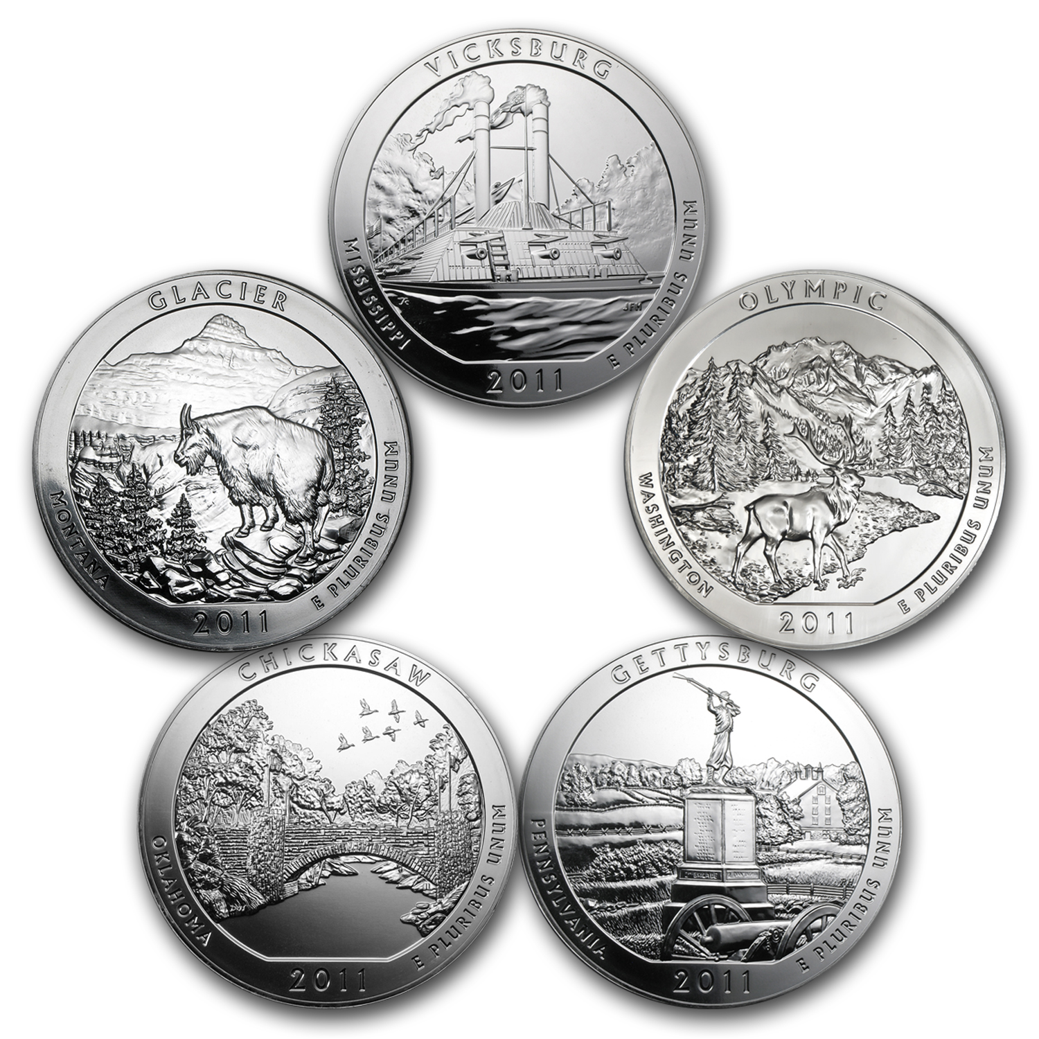 ATB Coins | 5 oz silver coin | Silver Bullion | Austin Coins