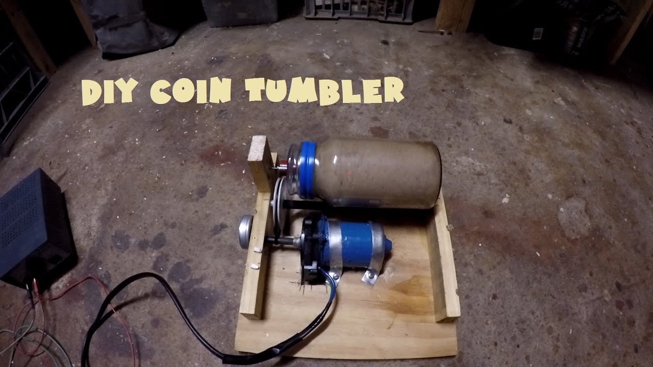 Homemade Tumbler Using Ford Window Motor | Friendly Metal Detecting Forum