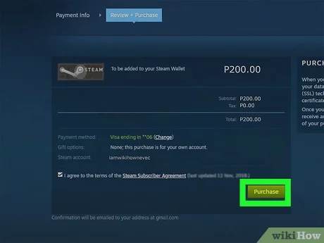 Adding steam wallet with paypal?