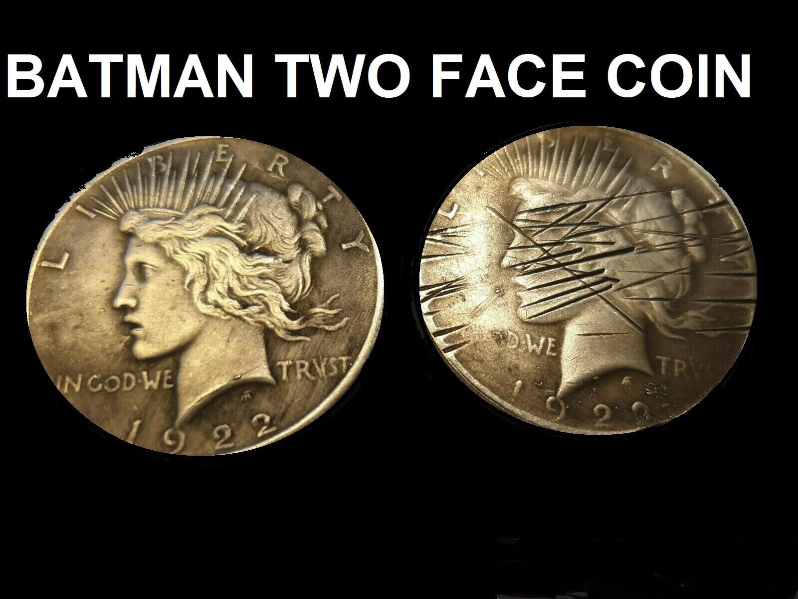 The Dark Knight - Harvey Dent and Two Face coins | Batman | Elbenwald