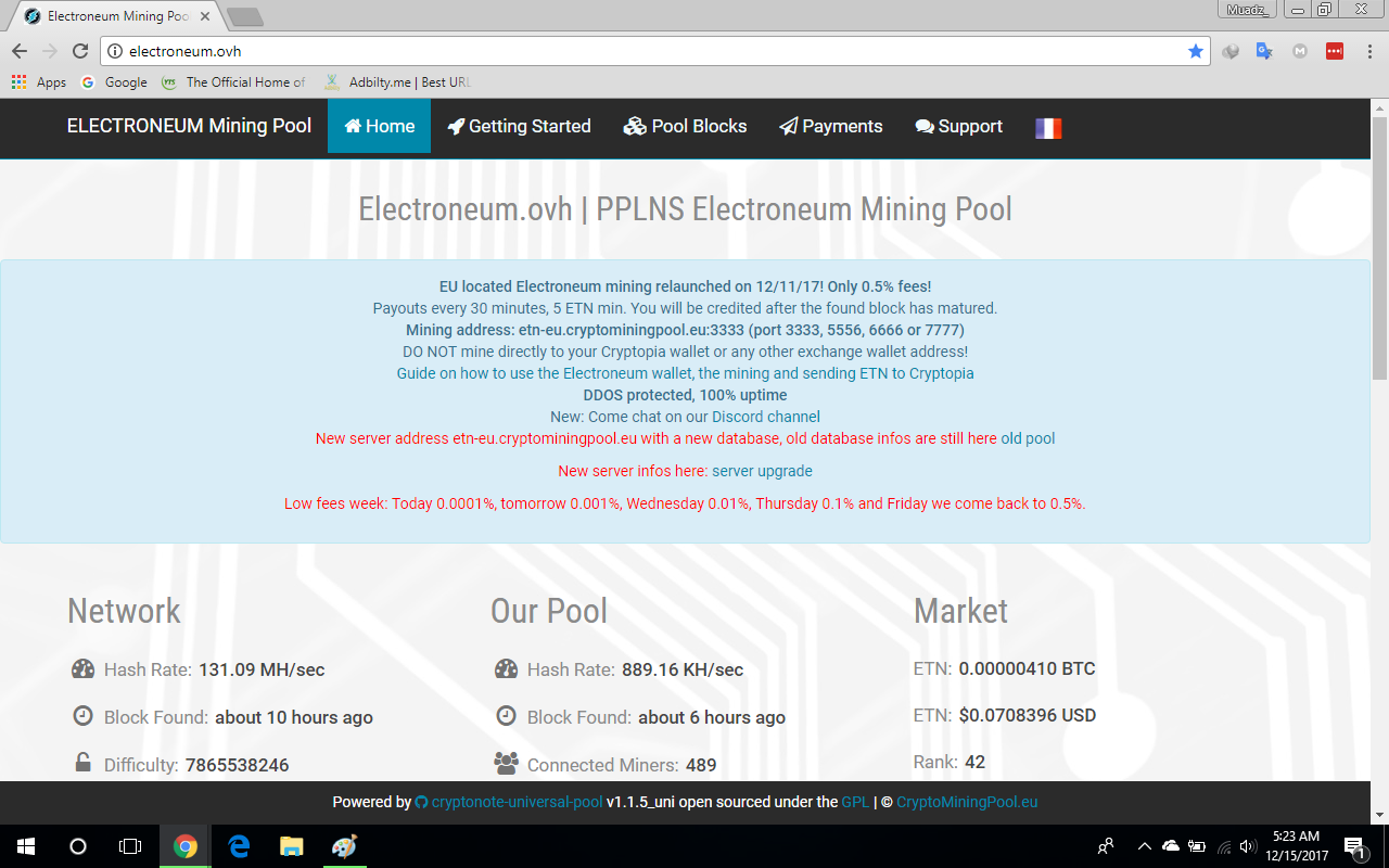 Mining Pool Hub I Home