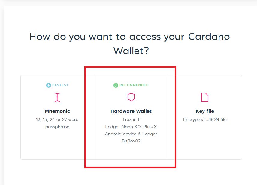 Buy Cardano (ADA) - Step by step guide for buying ADA | Ledger