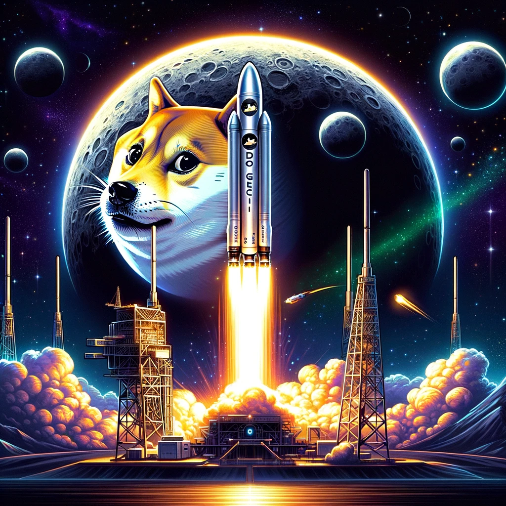 Dogecoin to Moon: Million DOGE Change Hands Ahead of DOGE-1 Mission