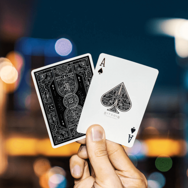 DiFattaMagic Bitcoin Playing Cards - Black Edition