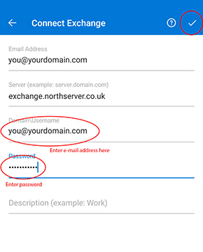 How to add your Exchange account to Outlook for Android – Sherweb