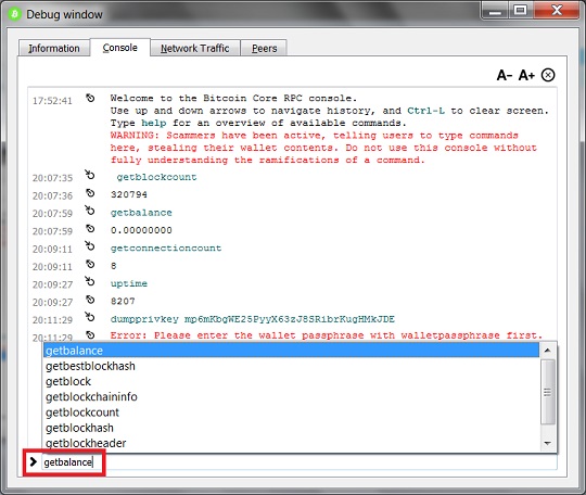 Bitcoin-Qt - Command Options